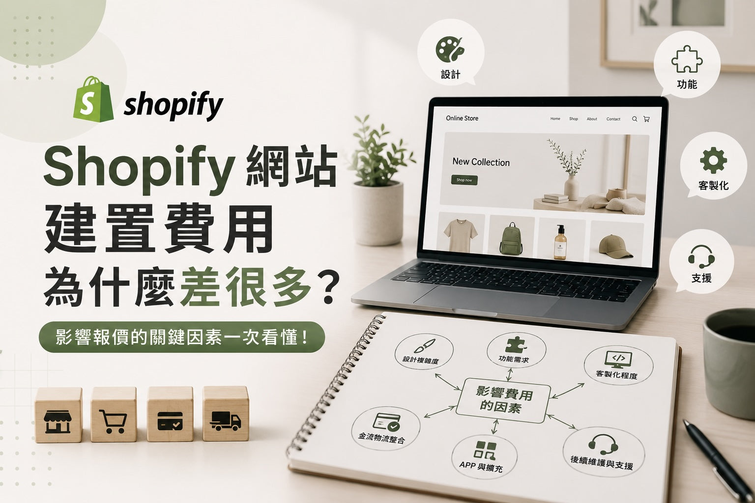 Shopify 網站建置費用為什麼差很多？