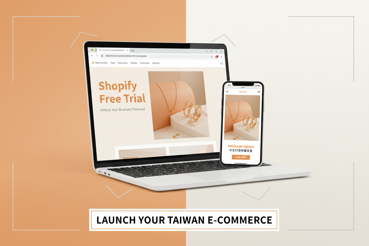 Shopify 免費試用＋中文化付費模板試用